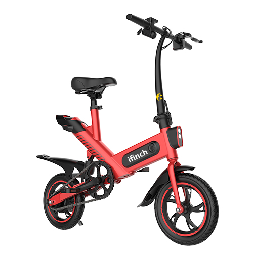 Red colour i-finch brisbane electric bike