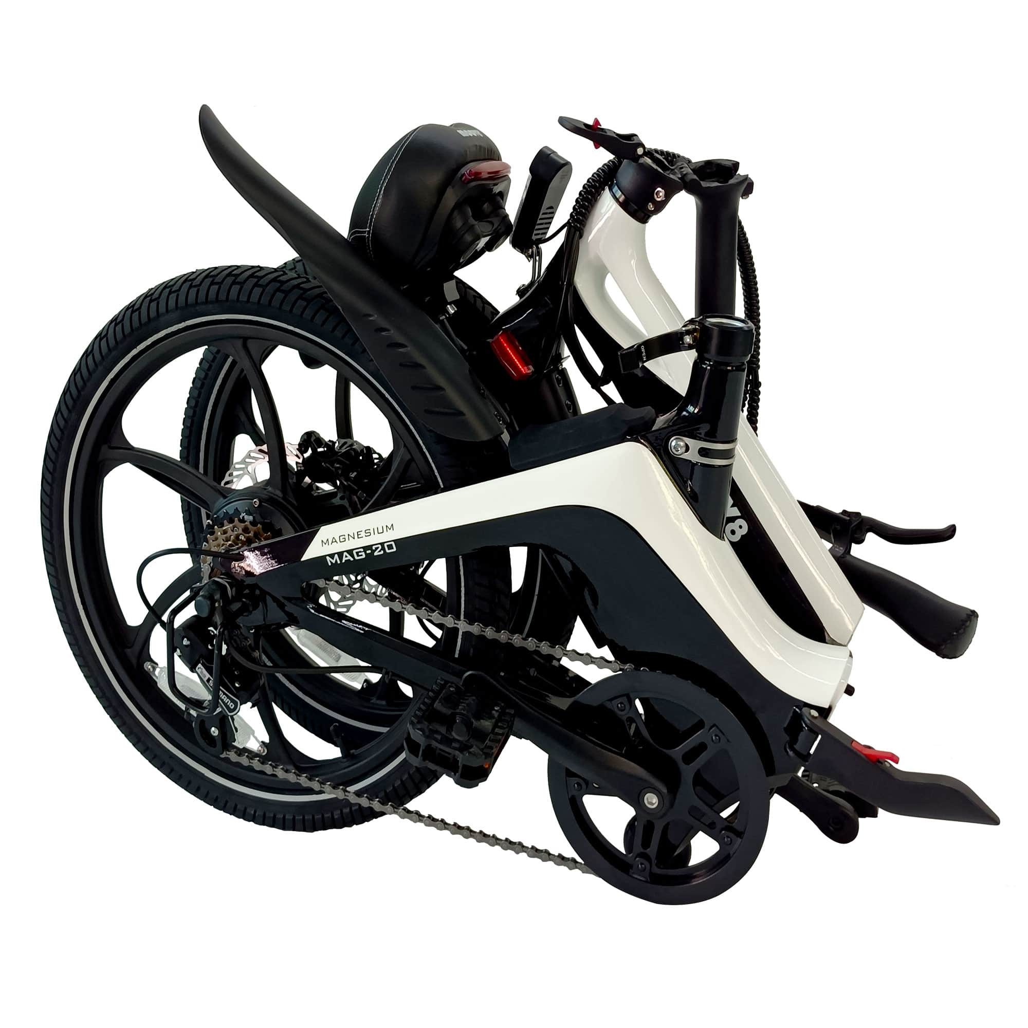MAG-20 magnesium bike folding position
