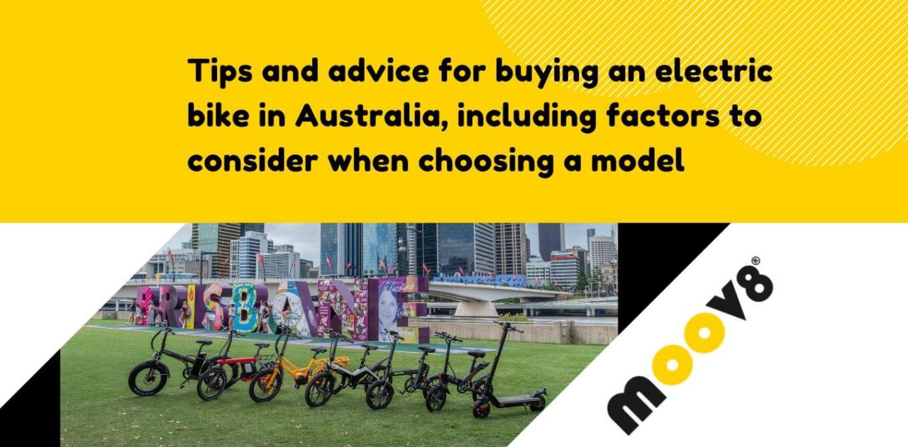 Tips and advice for buying an electric bike in Australia, including
