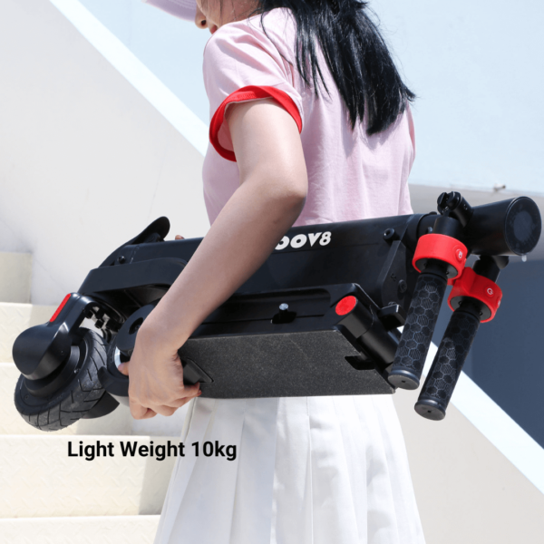 Moov8 X6 Folding eScooter - Ultra-Light Design That Fits in a Backpack with Free Backpack 4