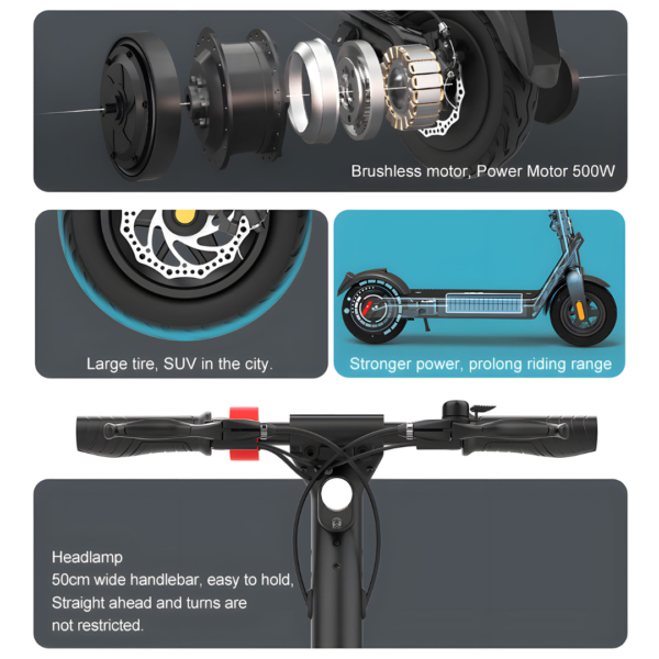 Moov8 X9 Electric Scooter – High Performance Ride for Long Distances - Image 7